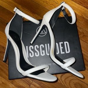 Missguided Rounded Strap Barely There Sandal